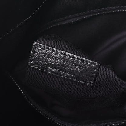 Saint Laurent Crinkled Calfskin Matelasse Monogram Medium Niki Shopper Tote Black 7 of 9