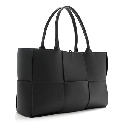 Bottega Veneta Grained Calfskin Maxi Intrecciato Arco Tote Black 4 of 10