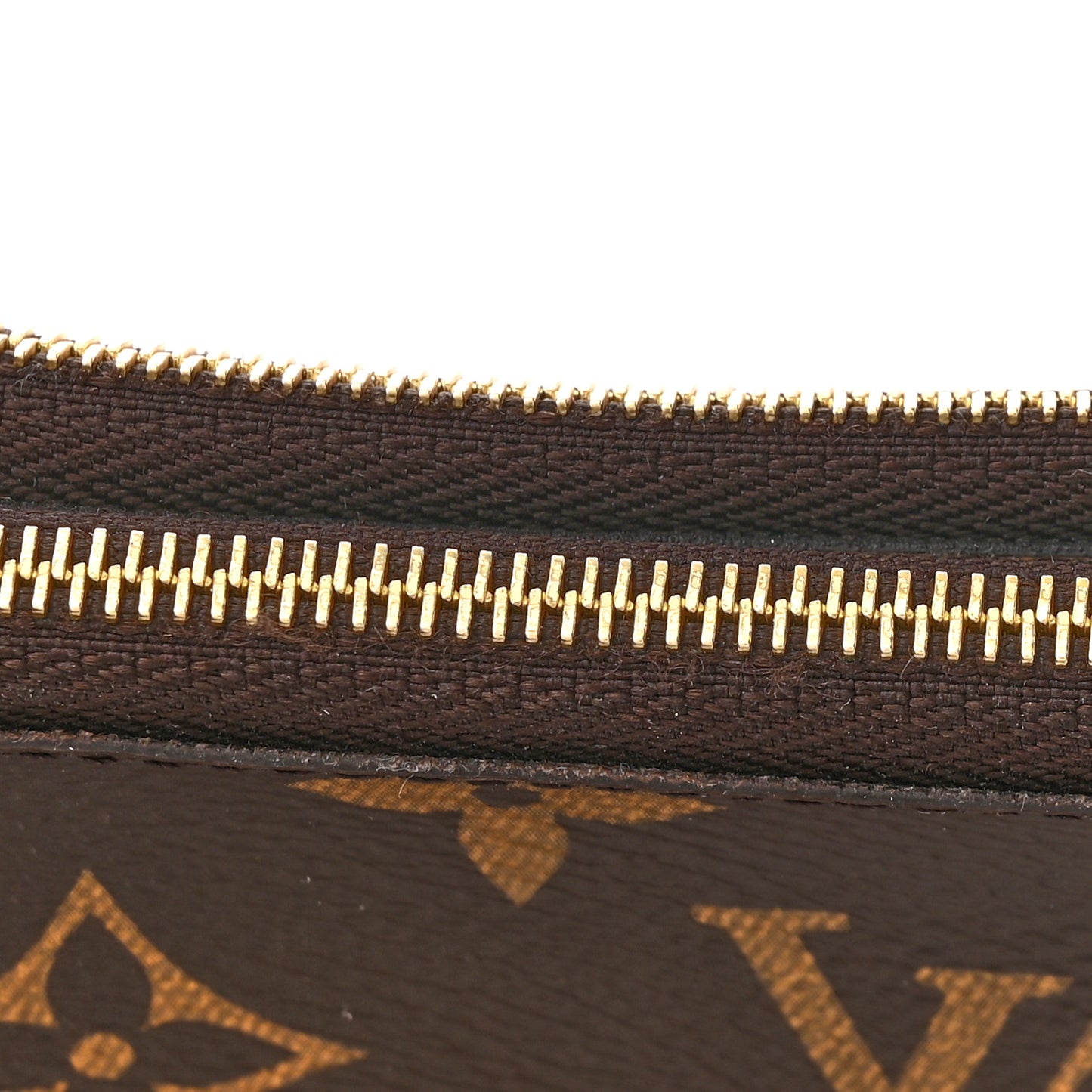 Reverse Monogram Giant Double Zip Pochette