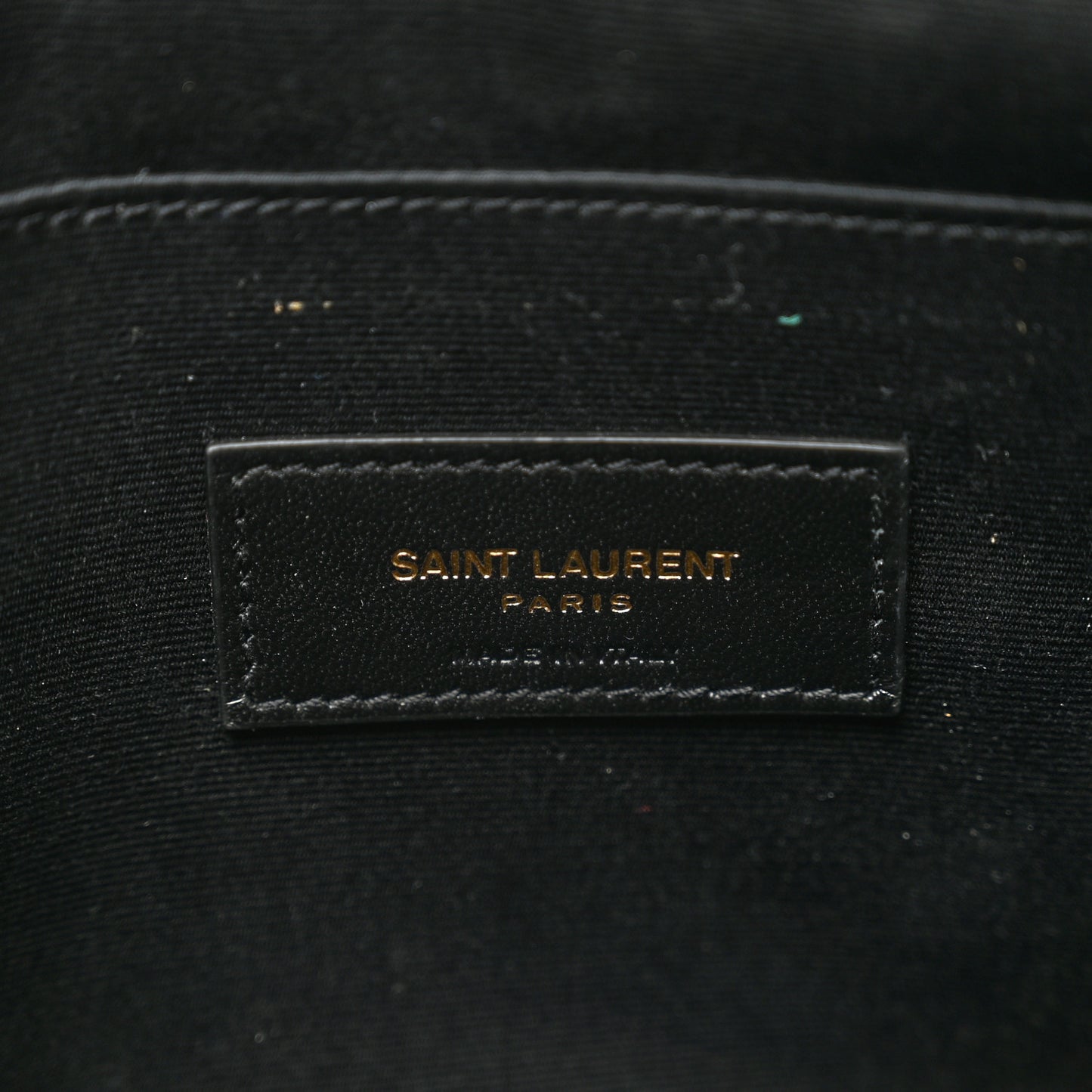 Calfskin Matelasse Monogram Cassandre Tablet Pouch Black