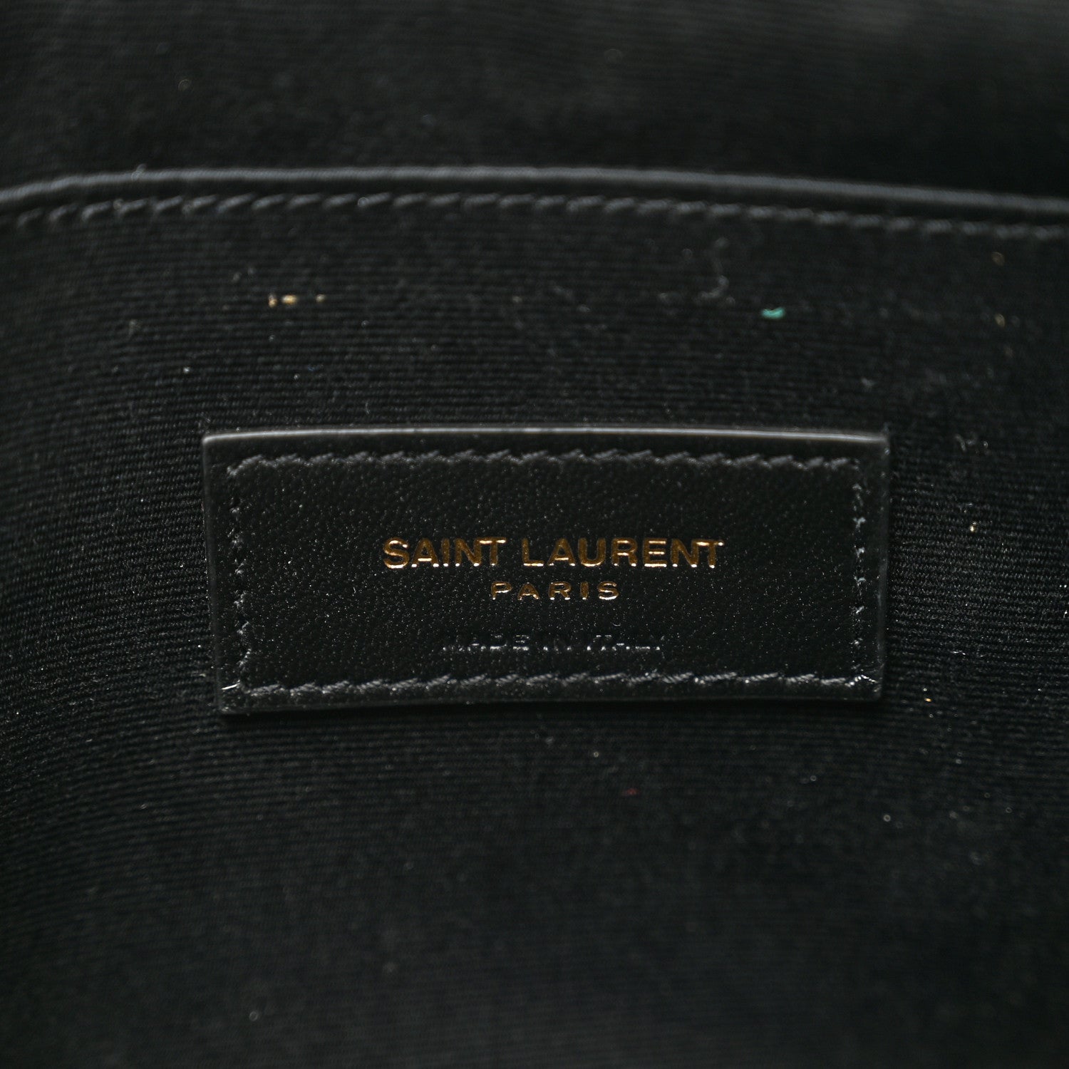 Saint Laurent Calfskin Matelasse Monogram Cassandre Tablet Pouch Black 6 of 6