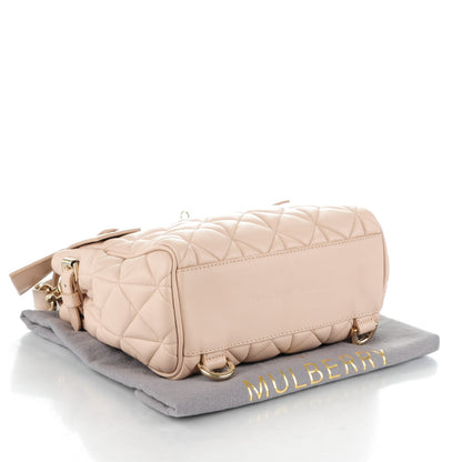 Mulberry Nappa Quilted Mini Cara Delevingne Convertible Bag Oatmeal 4 of 8