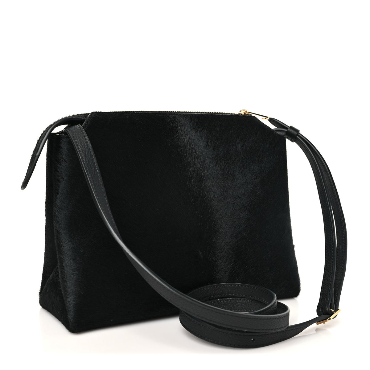 Ponyhair Lina Crossbody Bag Black