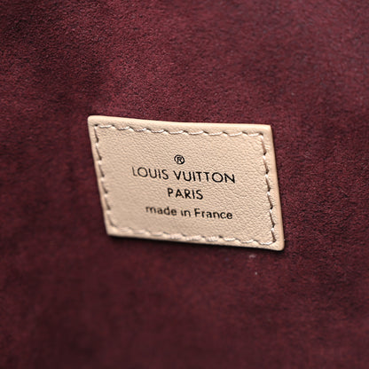 Louis Vuitton Lambskin Embossed Monogram Coussin Hobo MM Galet 7 of 10