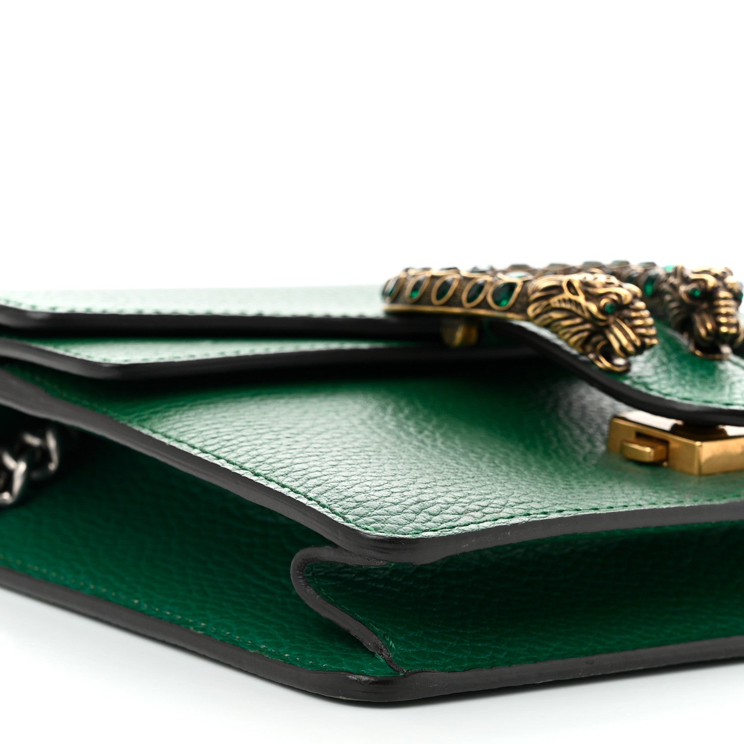 Gucci Calfskin Mini Dionysus Shoulder Bag Emerald 9 of 10