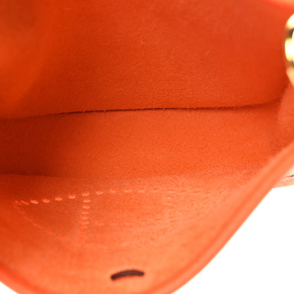 Hermes Taurillon Clemence Evelyne TPM Orange 5 of 10