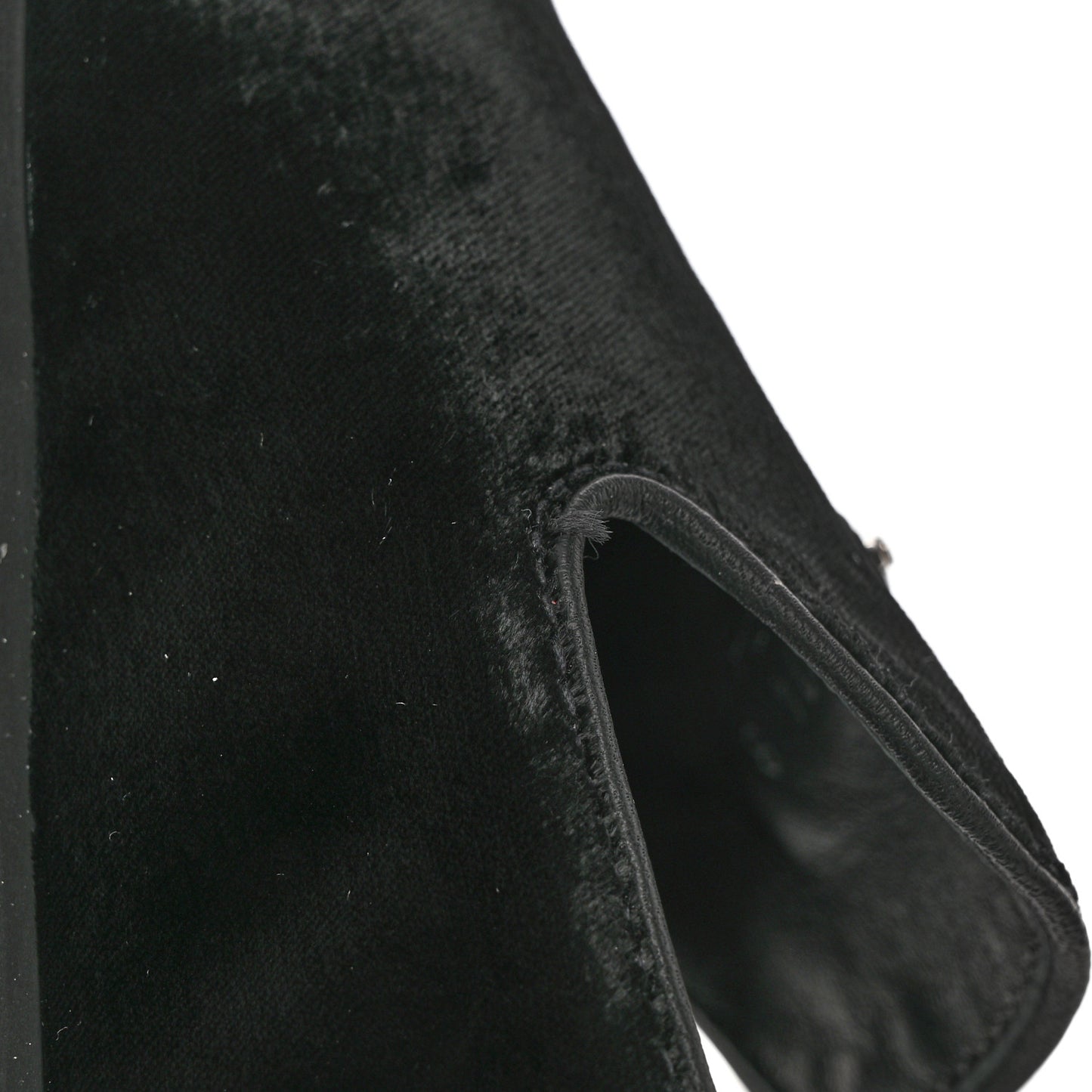 Velvet Mens Slip On Loafers 8 Black