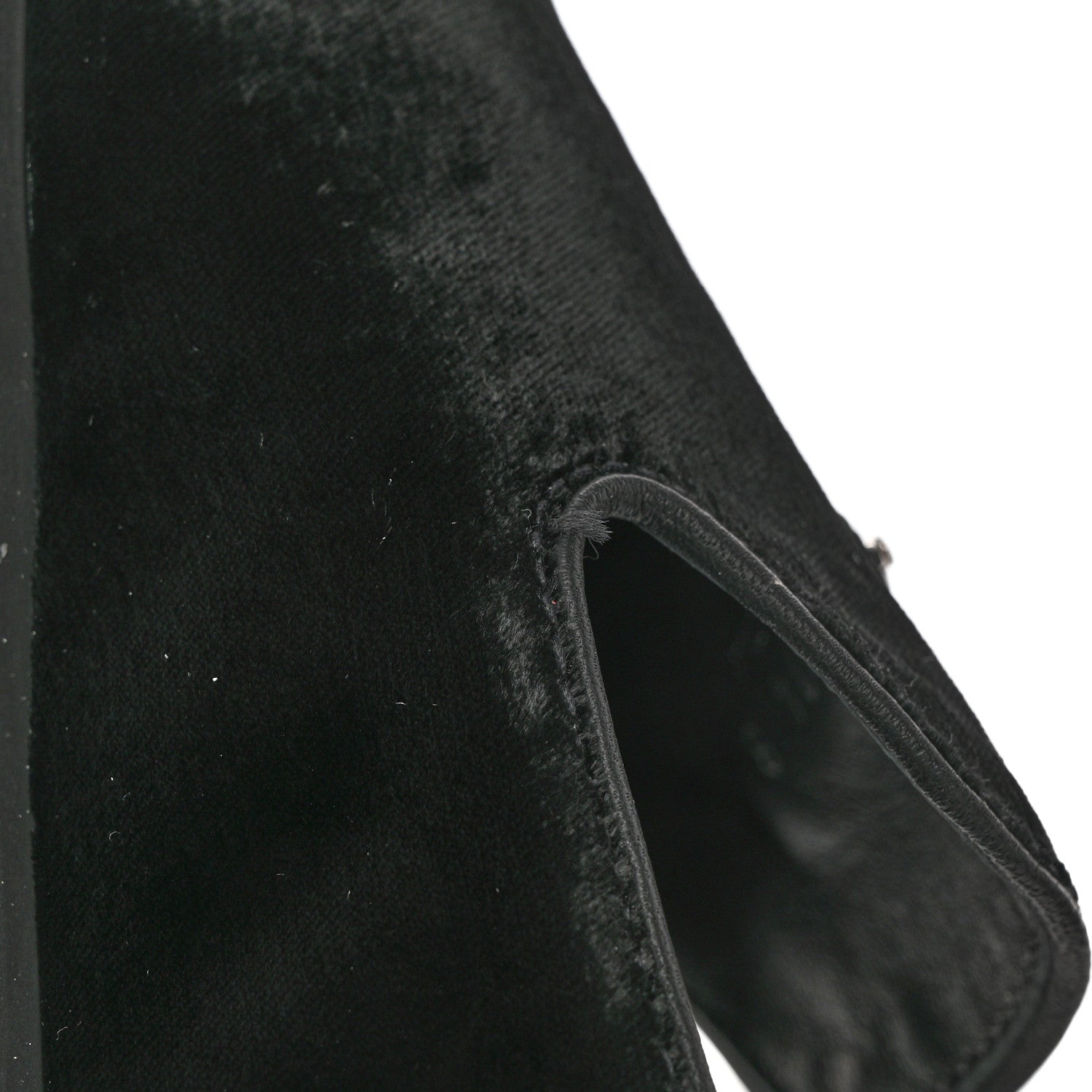 Prada Velvet Mens Slip On Loafers 8 Black 11 of 11