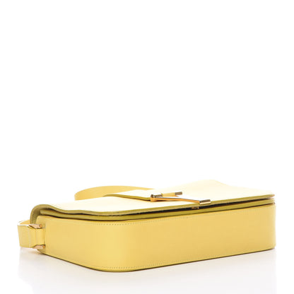 Saint Laurent Calfskin Classic Y Satchel Yellow 4 of 11