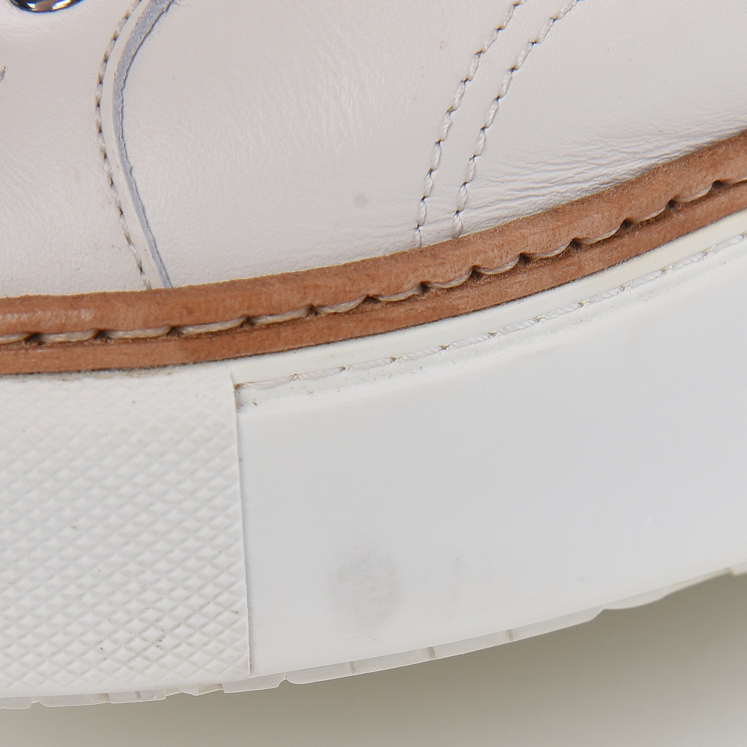 Hermes Calfskin Polo Sneakers 37 White 16 of 17