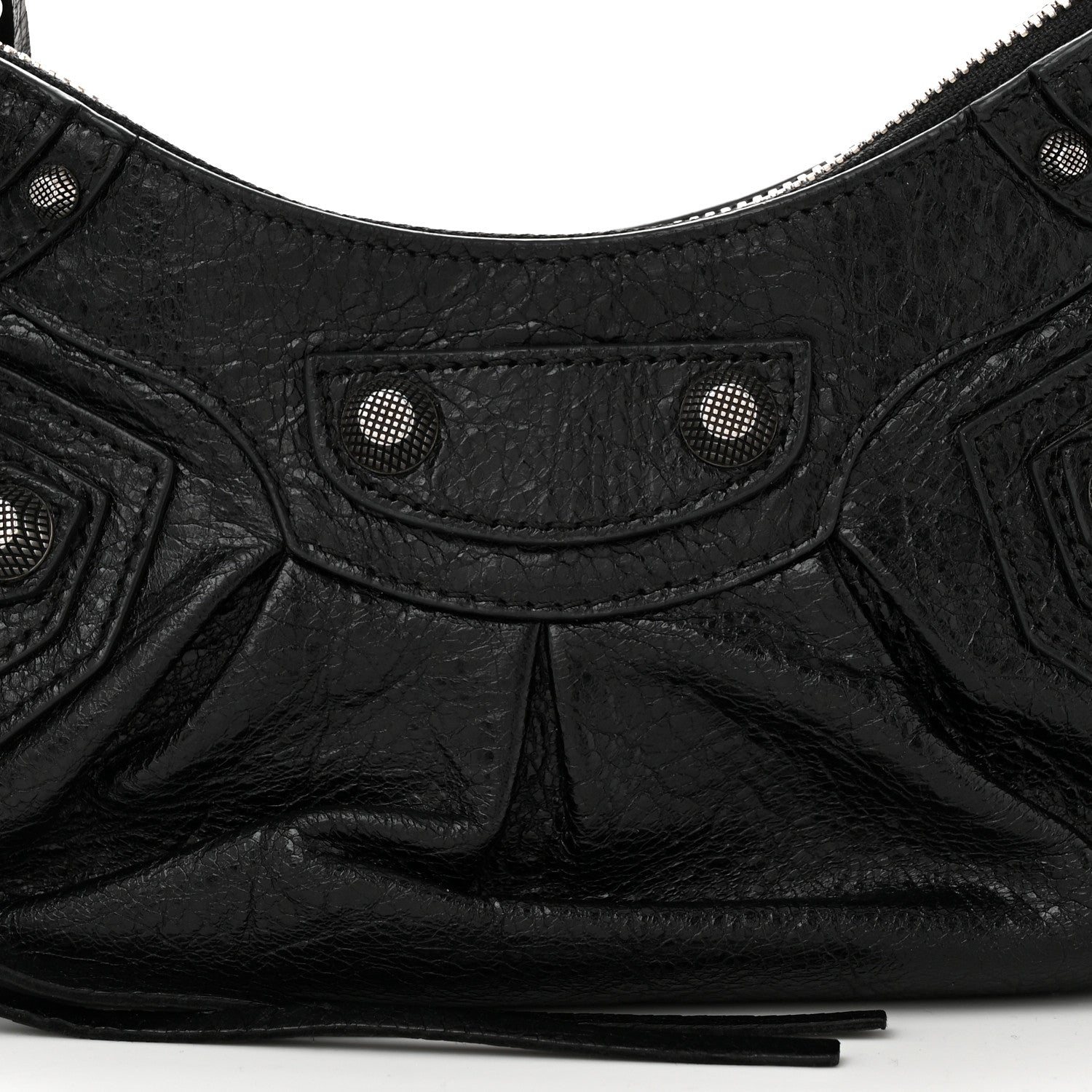Balenciaga Agneau Arena Le Cagole Shoulder Bag XS Black 8 of 10