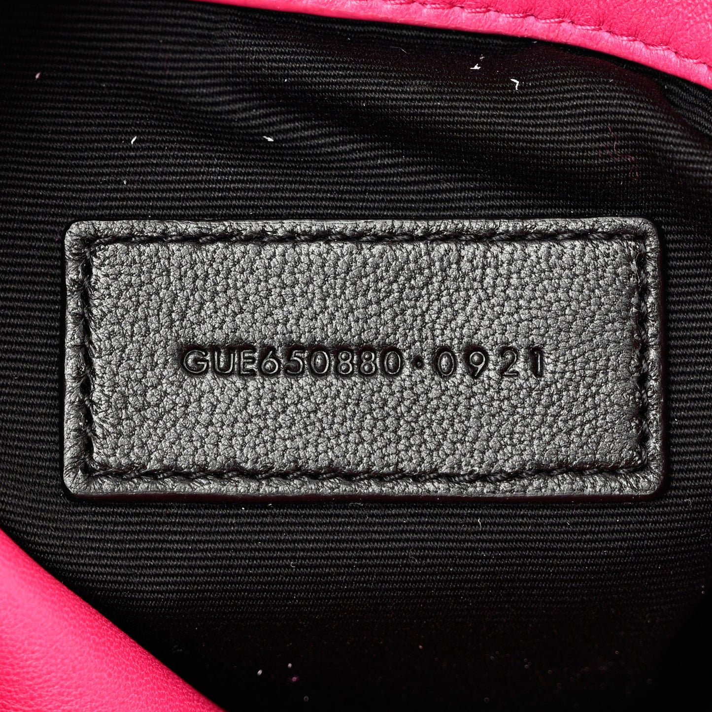 Shearling Quilted Monogram Loulou Puffer Pouch Clutch Fuxia