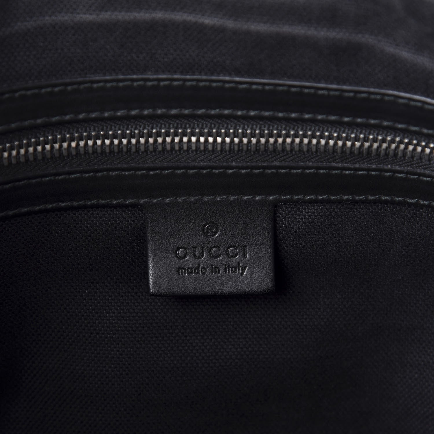Gucci Soft GG Supreme Monogram Appia Calfskin Web East West Messenger Bag Black Grey 8 of 10