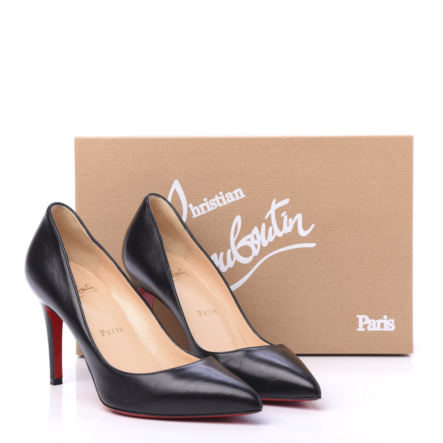 Shiny Nappa Pigalle 85 Pumps 37 Black