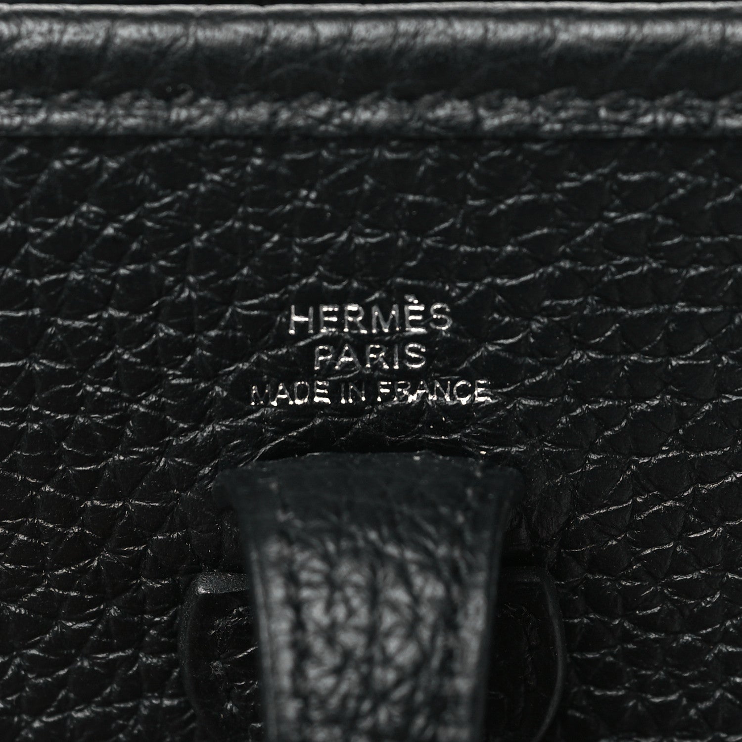 Hermes Taurillon Clemence Evelyne TPM Black 6 of 9