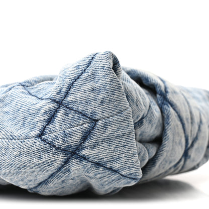 Chanel Washed Denim Quilted Mini Bow Bag Blue 8 of 9