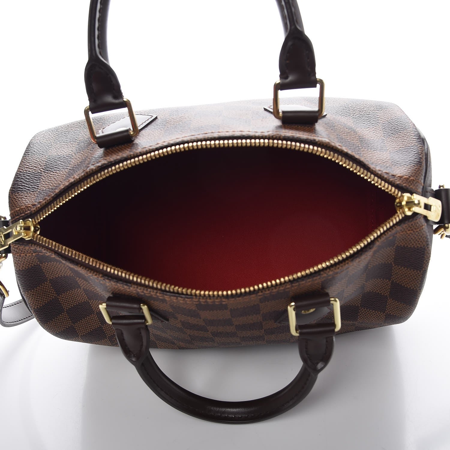 Louis Vuitton Damier Ebene Speedy Bandouliere 25 6 of 8