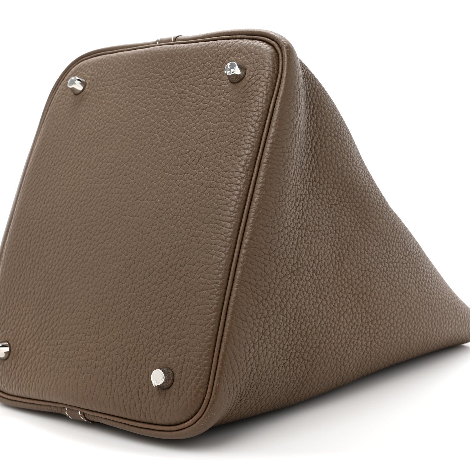 Hermes Taurillon Clemence Picotin Lock 22 MM Etoupe 9 of 13