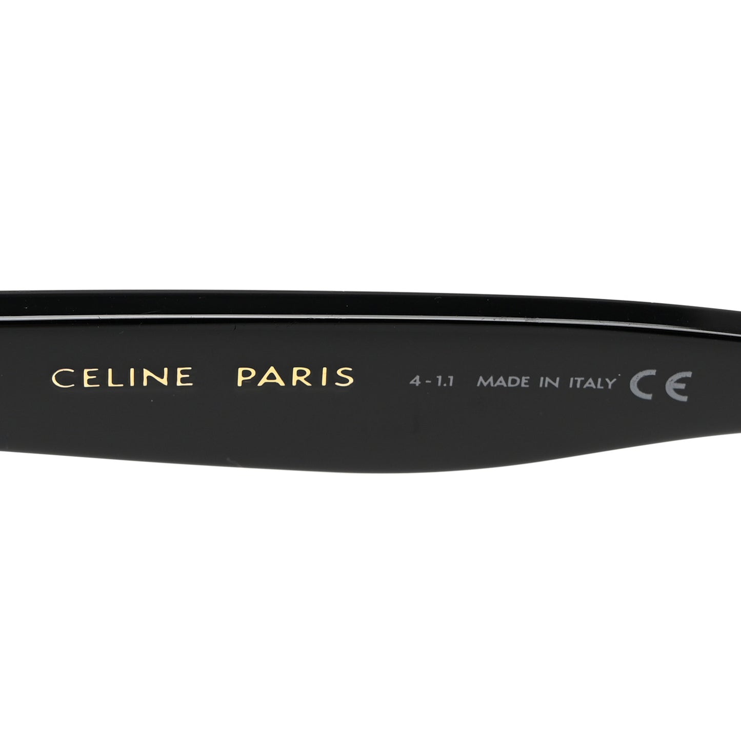 Oversized Round Sunglasses CL4005FN Black