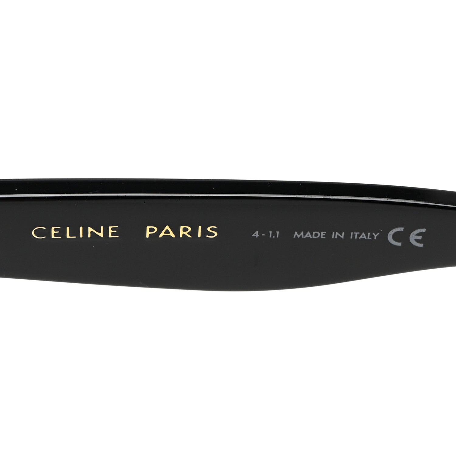 Celine Oversized Round Sunglasses CL4005FN Black 6 of 7