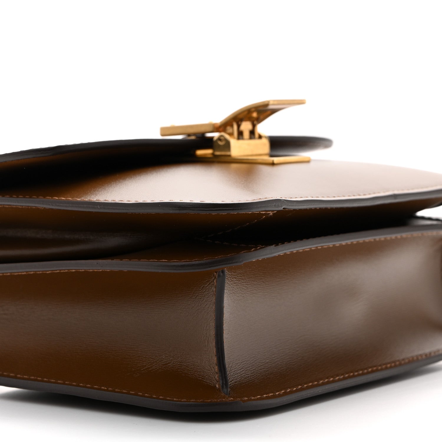 Celine Box Calfskin Teen Classic Box Flap Bag Camel 10 of 11