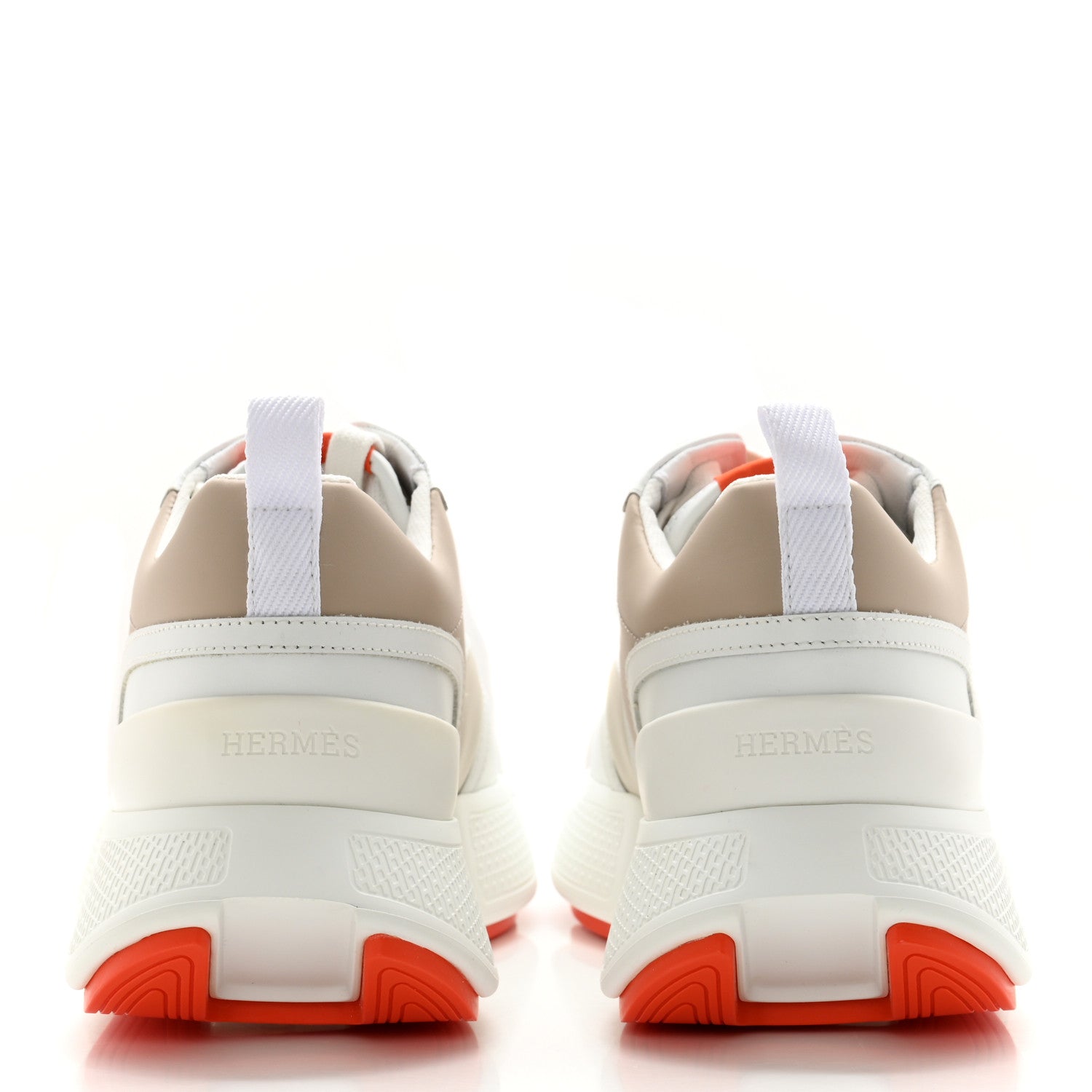 Hermes Calfskin Womens Giga Sneakers 37 Multicolor White Gomma 5 of 11