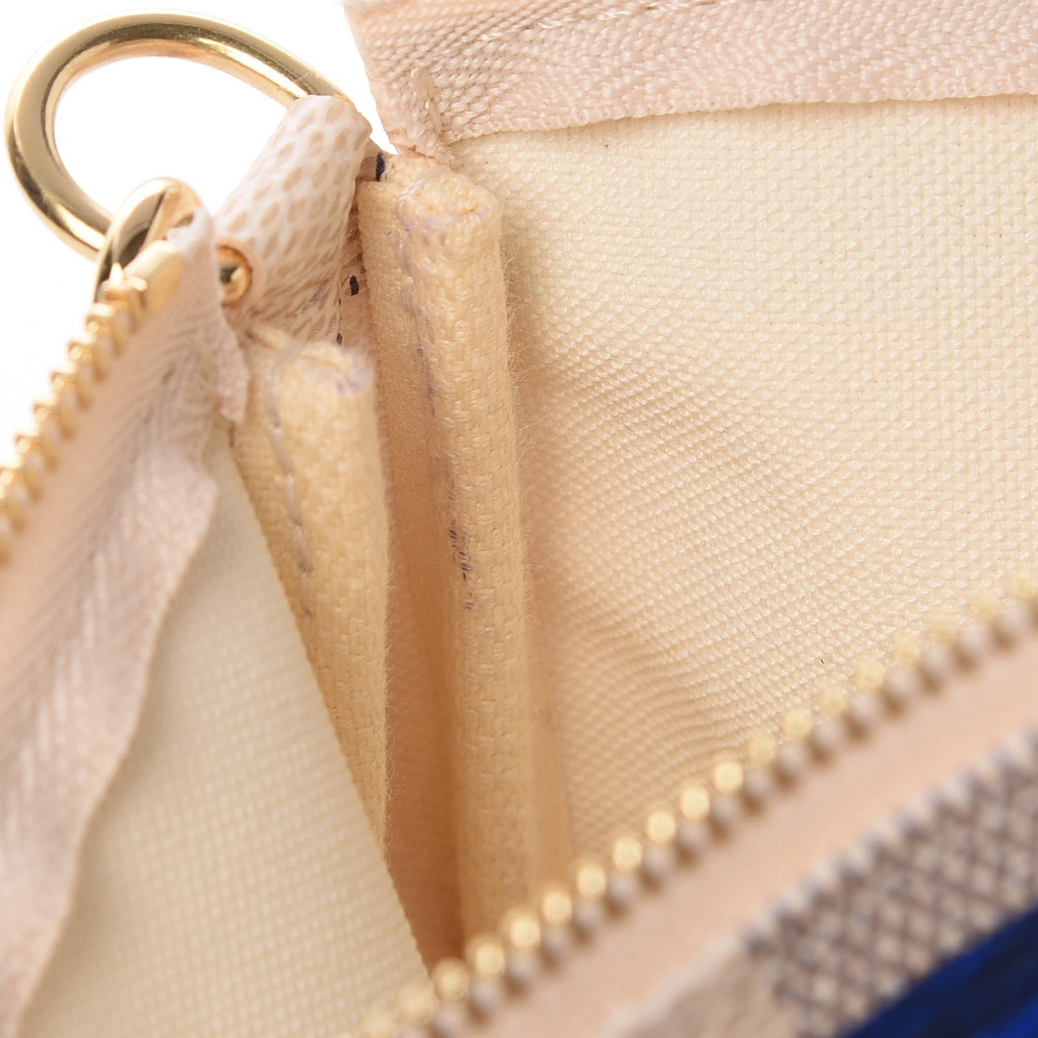 Louis Vuitton Damier Azur Summer Trunks Knokke Mini Pochette Accessories 8 of 9