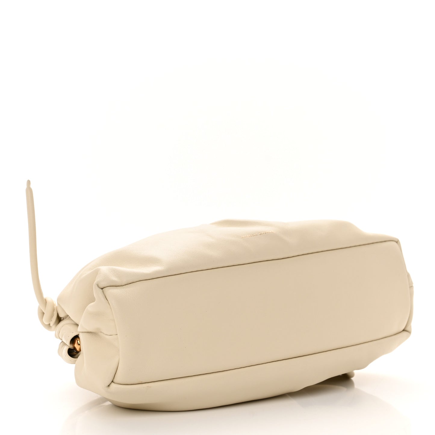 Lambskin Mini Cloud Clutch Pearl