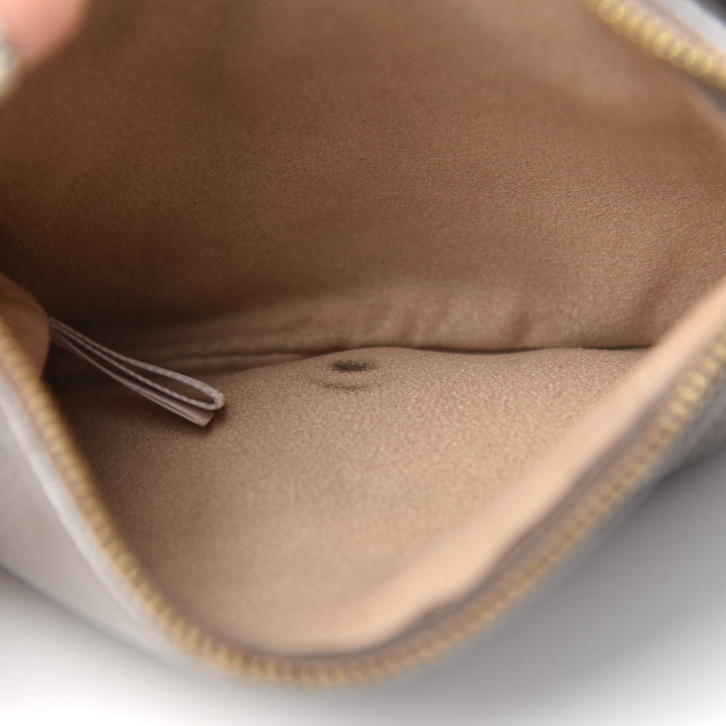 Metallic Calfskin Shadow Crossbody Bag Gold