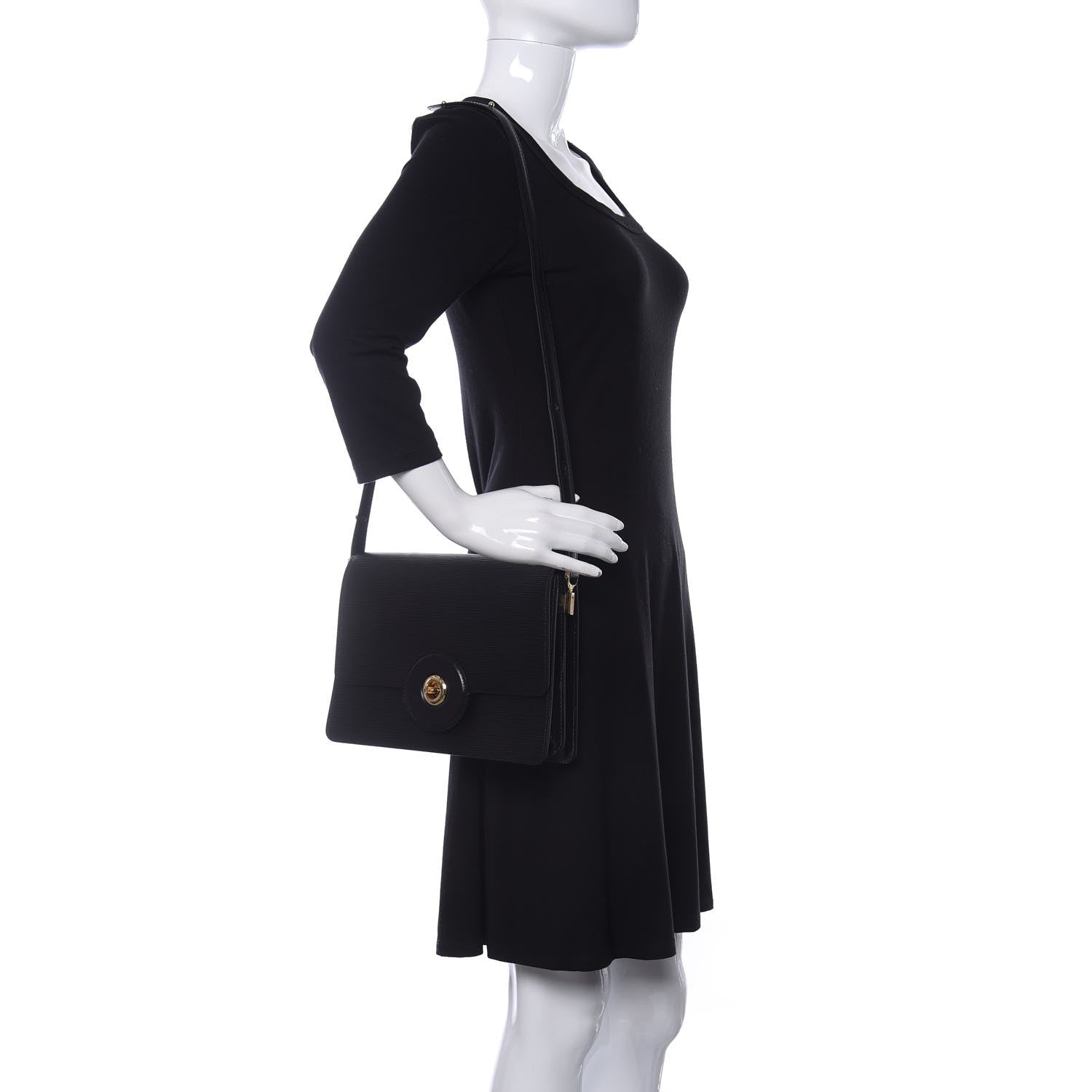 Louis Vuitton Epi Sac Friedland Black 2 of 9