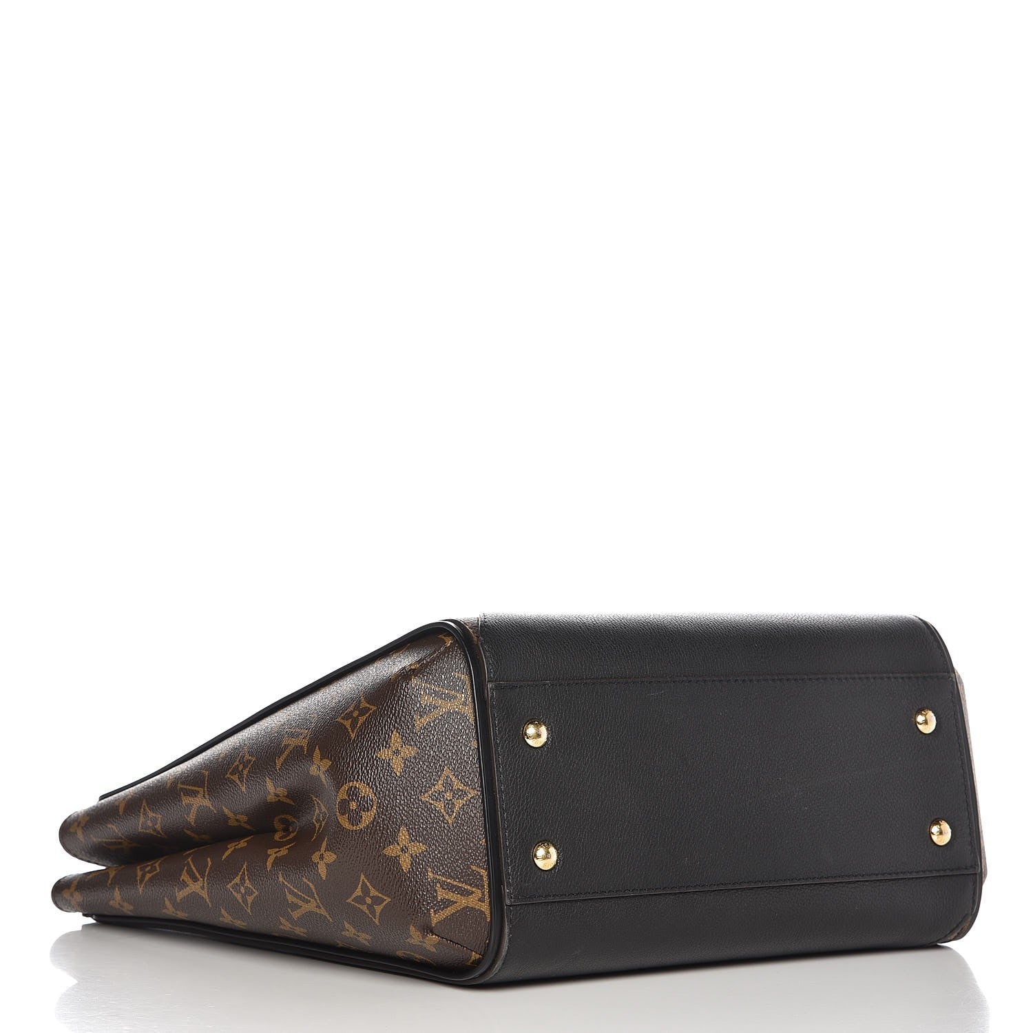 Louis Vuitton Calfskin Monogram Kimono Tote Black 4 of 8