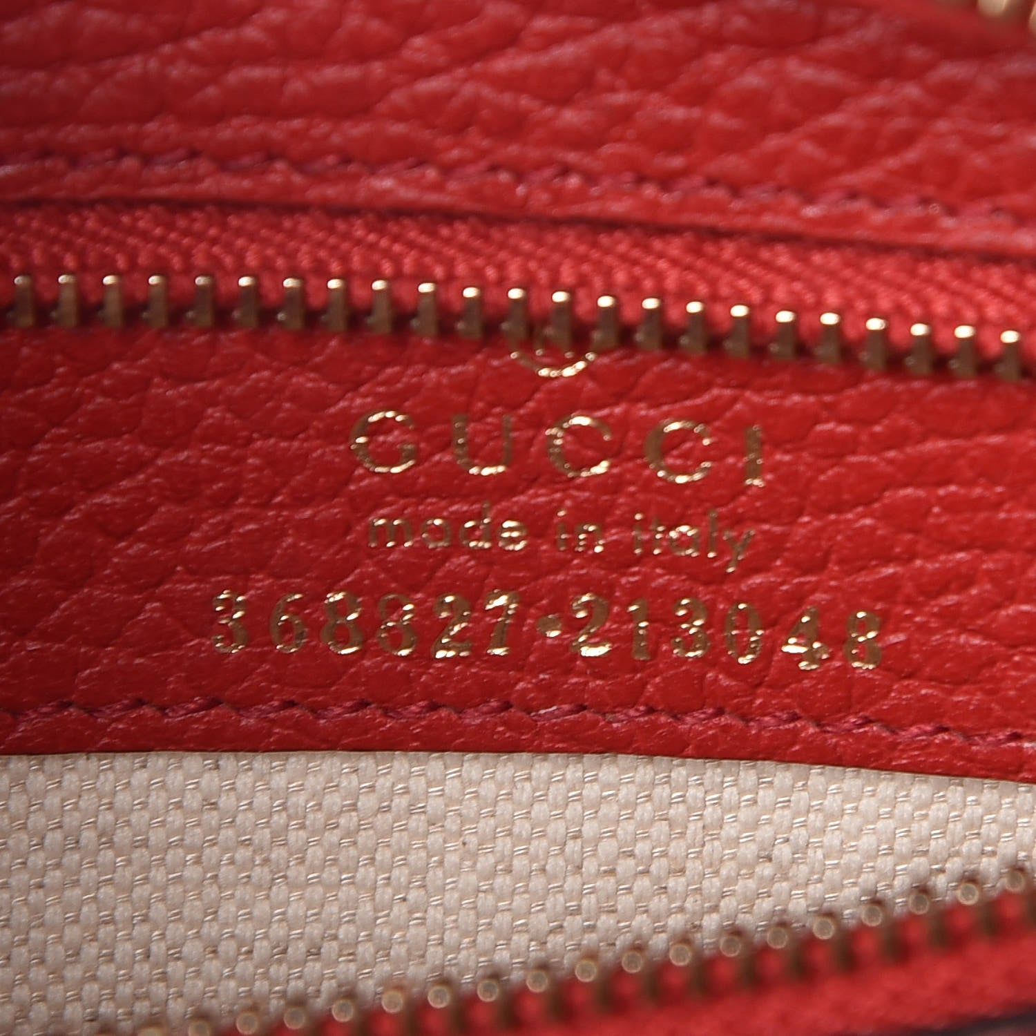 Gucci Dollar Calfskin Mini Swing Top Handle Bag Tabasco 7 of 17