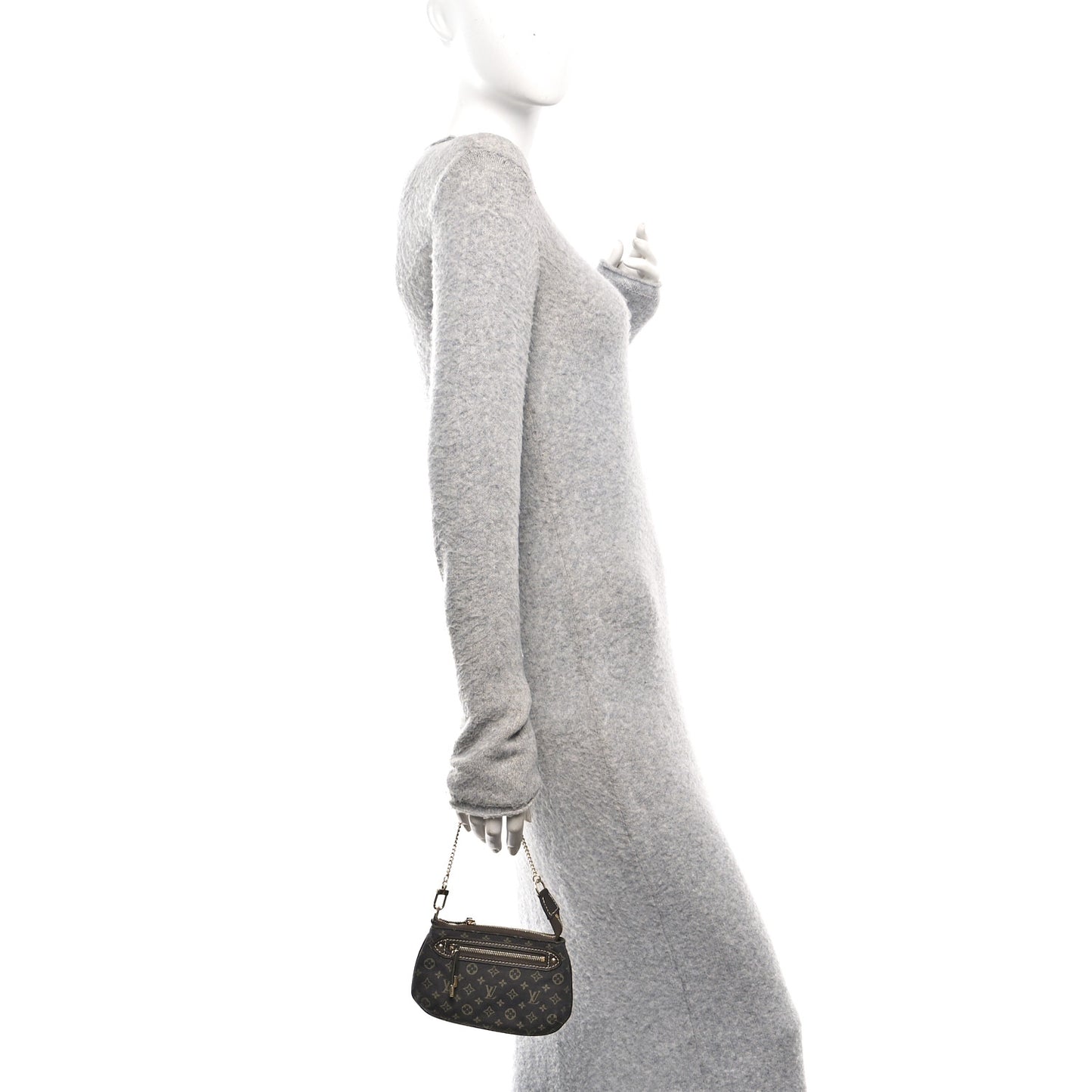Monogram Idylle Mini Pochette Accessories Fusain
