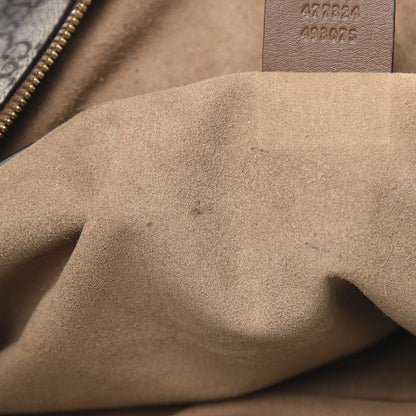 Gucci GG Supreme Monogram Large Linea A Hobo Light Brown 12 of 13