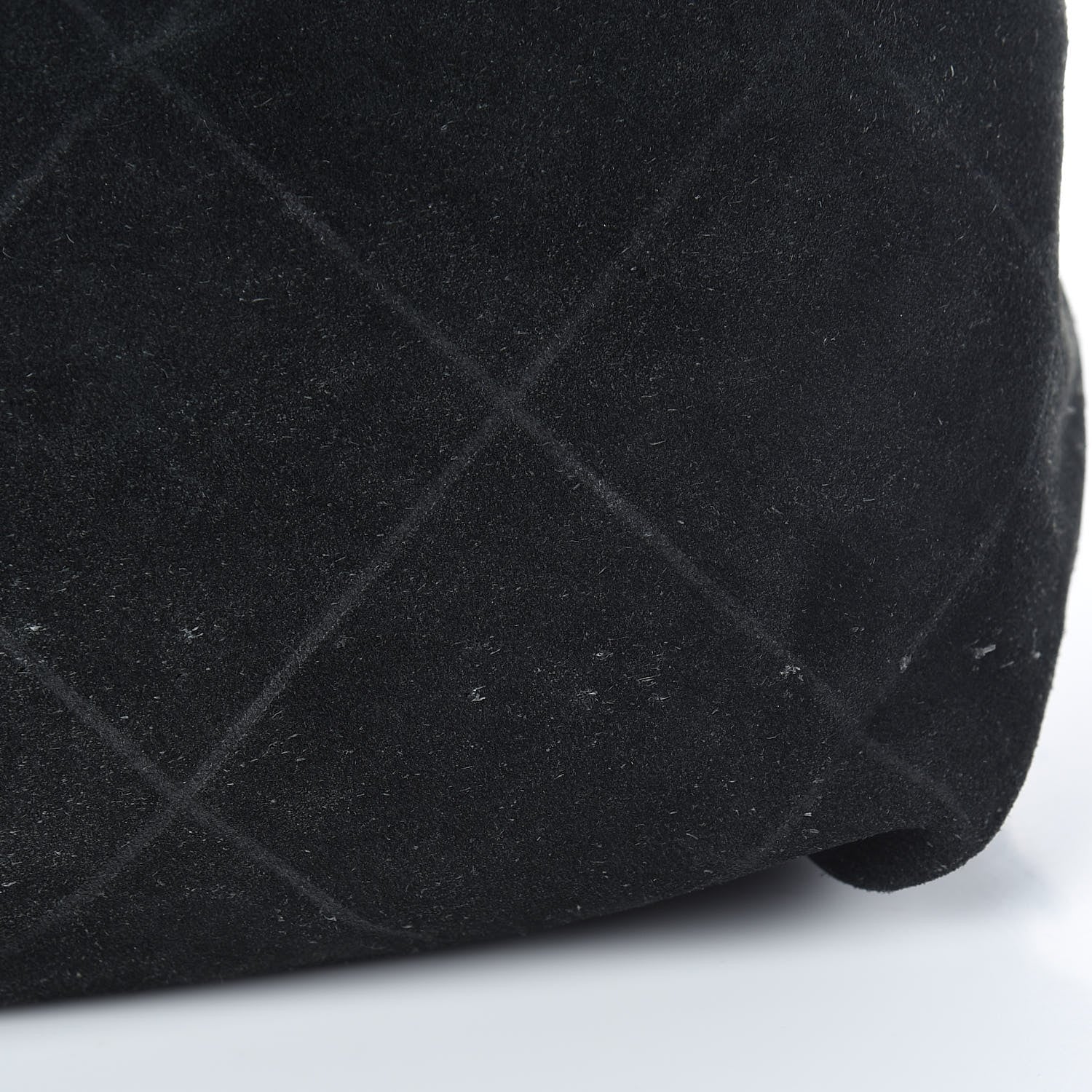 Chanel Suede Stitched Messenger Black 15 of 18