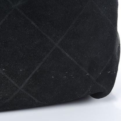 Chanel Suede Stitched Messenger Black 15 of 18