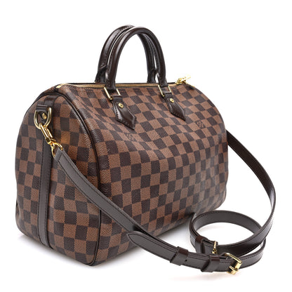 Louis Vuitton Damier Ebene Speedy Bandouliere 30 3 of 9