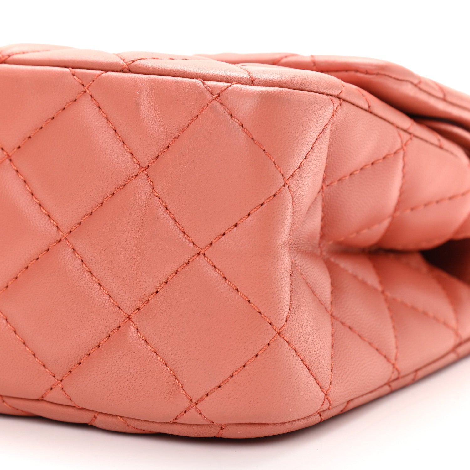 Chanel Lambskin Quilted 2.55 Reissue 226 Flap Orange 10 of 12