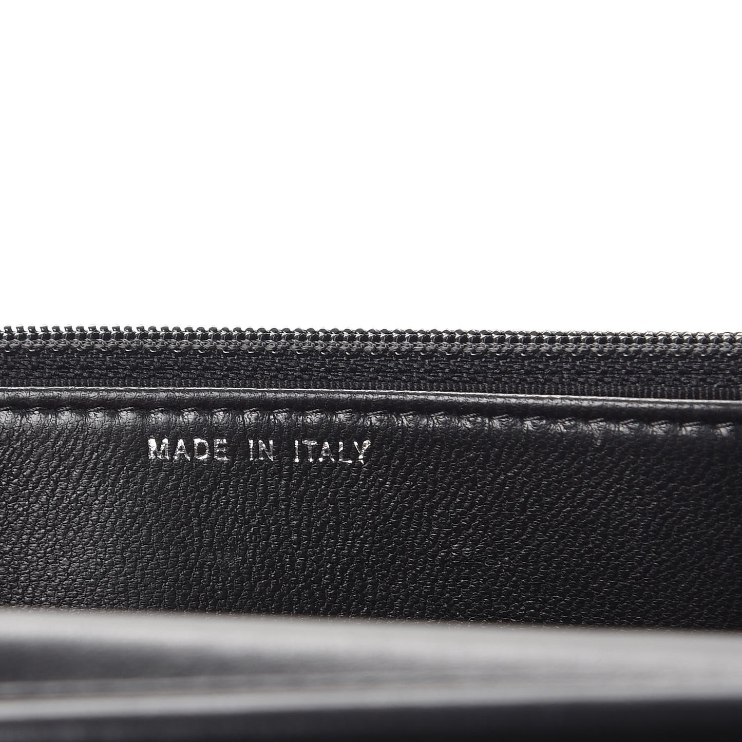 Lambskin Chevron Quilted Wallet On Chain WOC So Black