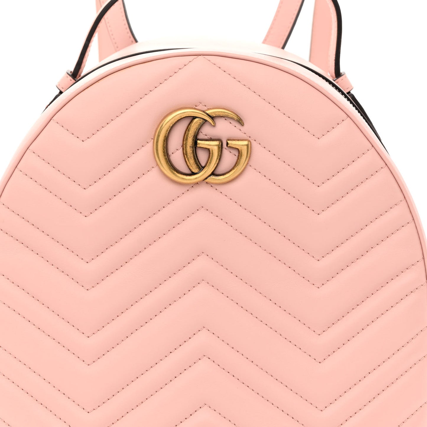 Calfskin Matelasse GG Marmont Dome Backpack Perfect Pink