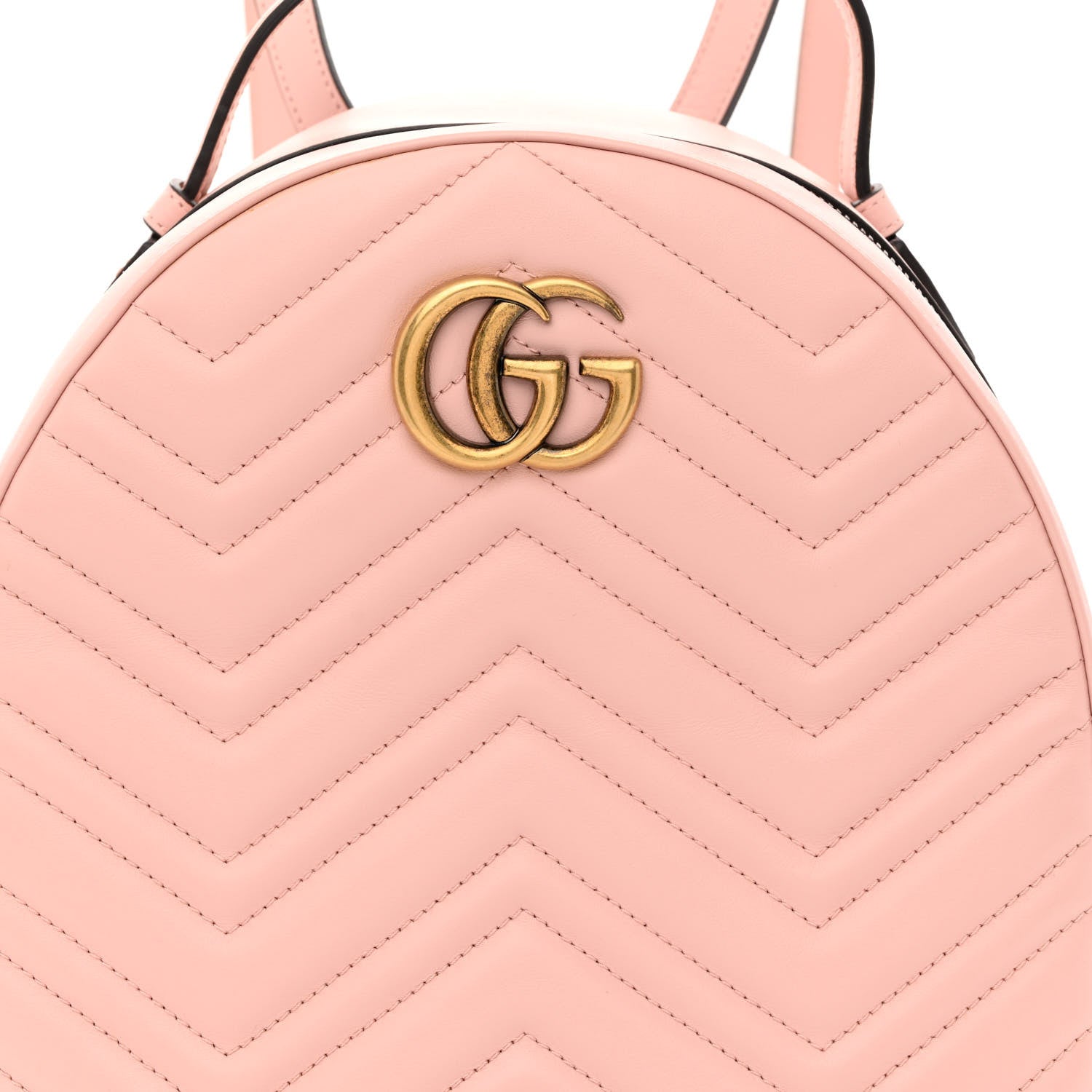 Gucci Calfskin Matelasse GG Marmont Dome Backpack Perfect Pink 8 of 11