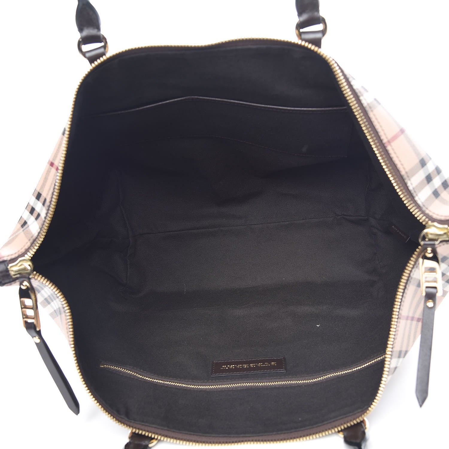 Burberry Haymarket Check Medium Salisbury Tote Chocolate 5 of 12