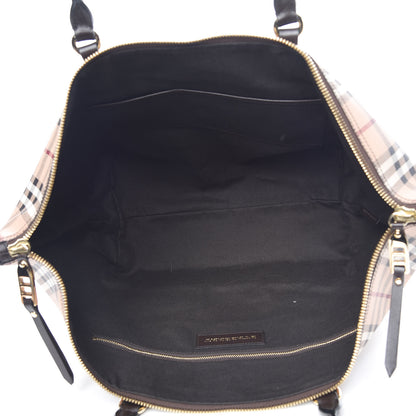 Burberry Haymarket Check Medium Salisbury Tote Chocolate 5 of 12