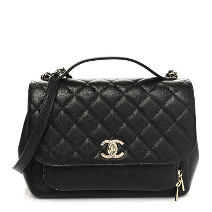 Chanel Caviar Quilted Large Business Affinity Flap Black 1 of 12