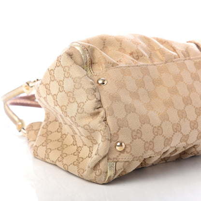 Gucci Monogram Large D Gold Hobo Metallic Gold 7 of 14