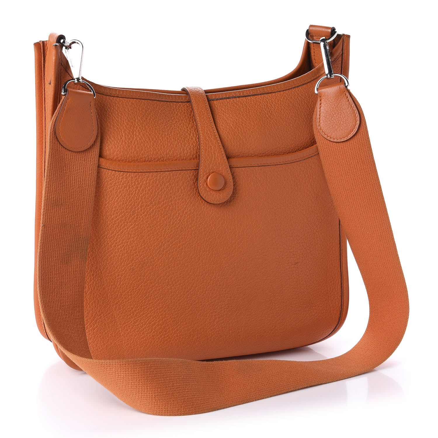 Hermes Taurillon Clemence Evelyne II PM Orange 3 of 11
