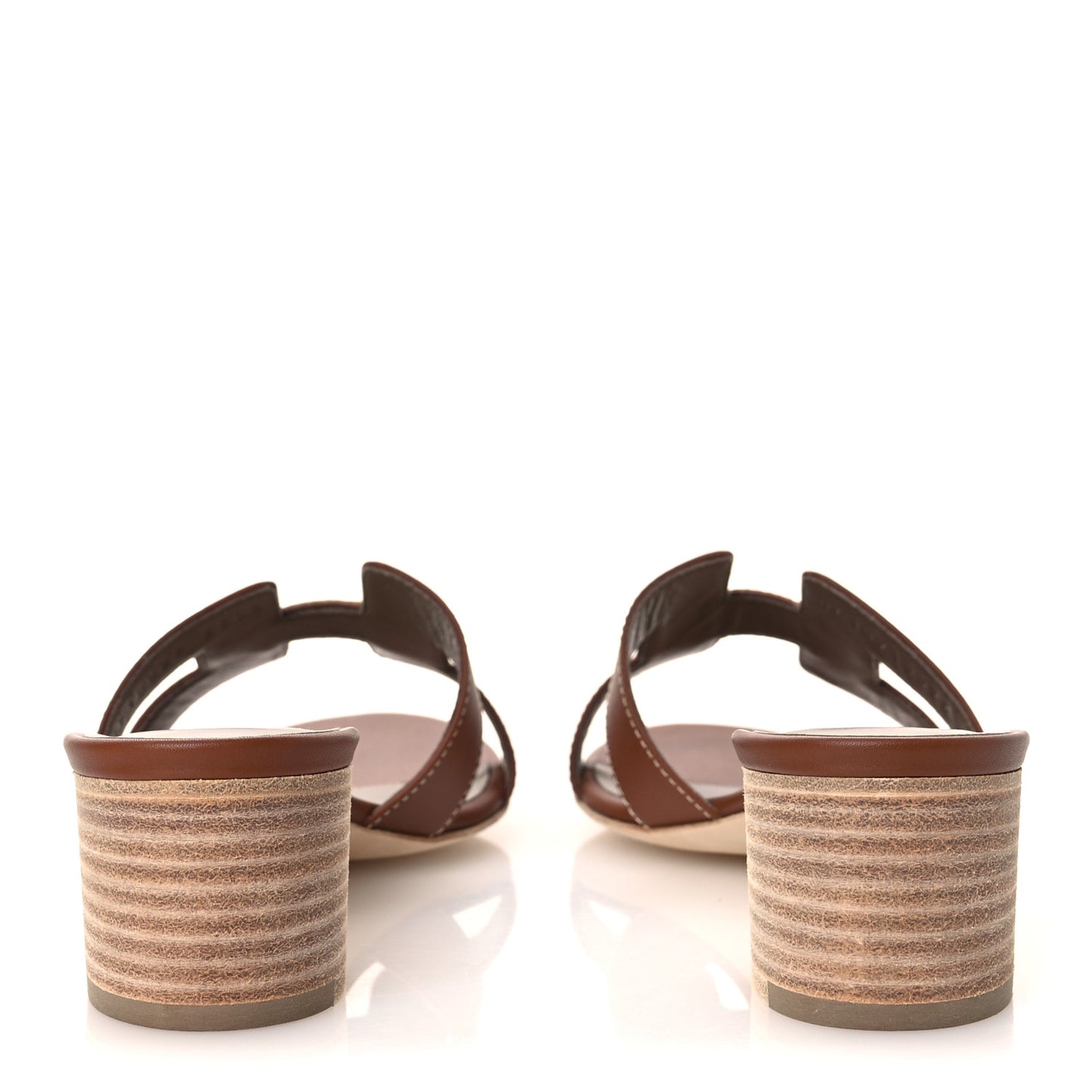 Calfskin Oasis Sandals 38.5 Gold