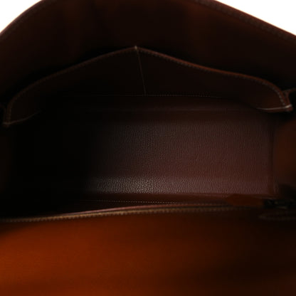 Hermes Veau Grain Lisse Kelly Sellier 32 Noisette 5 of 16