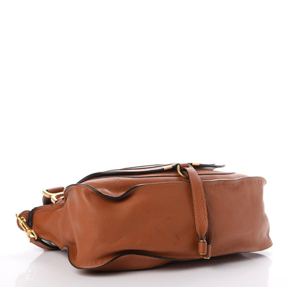 Chloe Calfskin Medium Marcie Satchel Tan 5 of 12