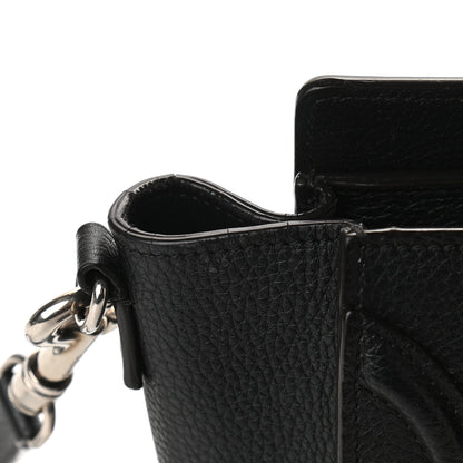 Celine Drummed Calfskin Nano Luggage Black 9 of 9